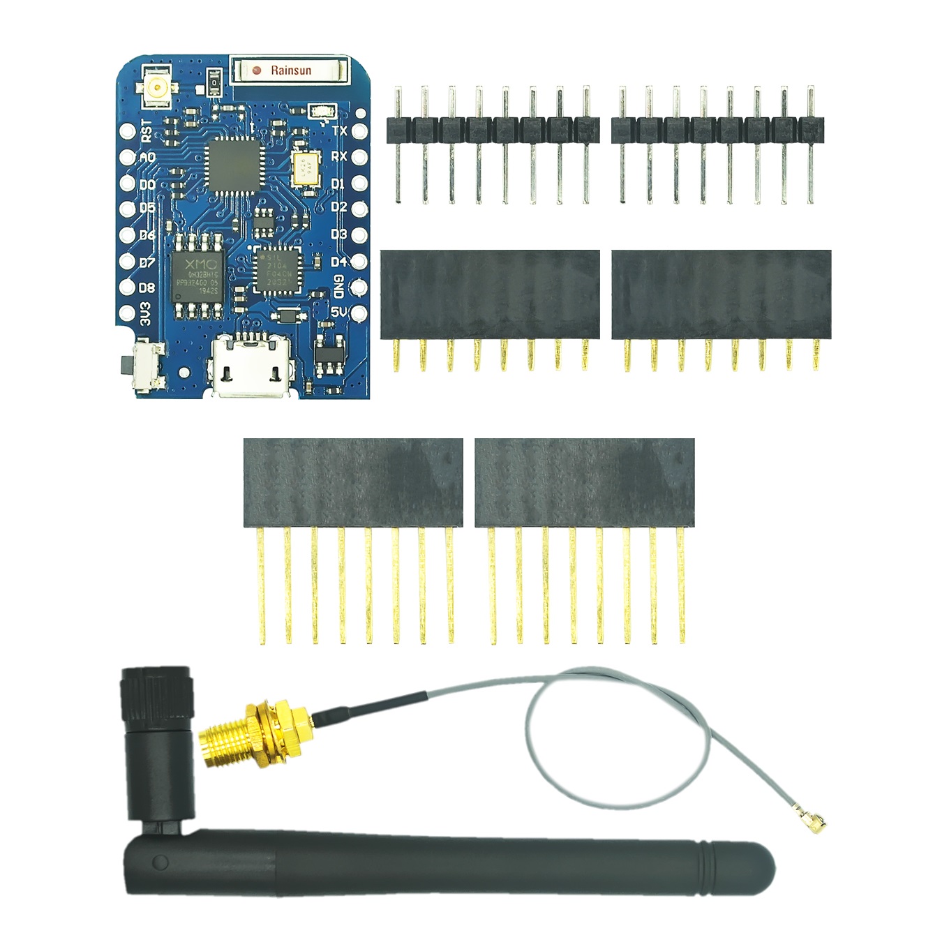 Wemos D1 Mini - WEMOS-موصل هوائي خارجي ، لوحة تطوير