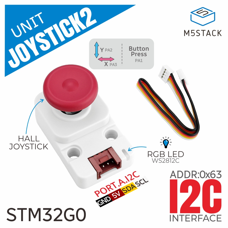 M5Stack - M5Stack عصا التحكم I2c الرسمية 2