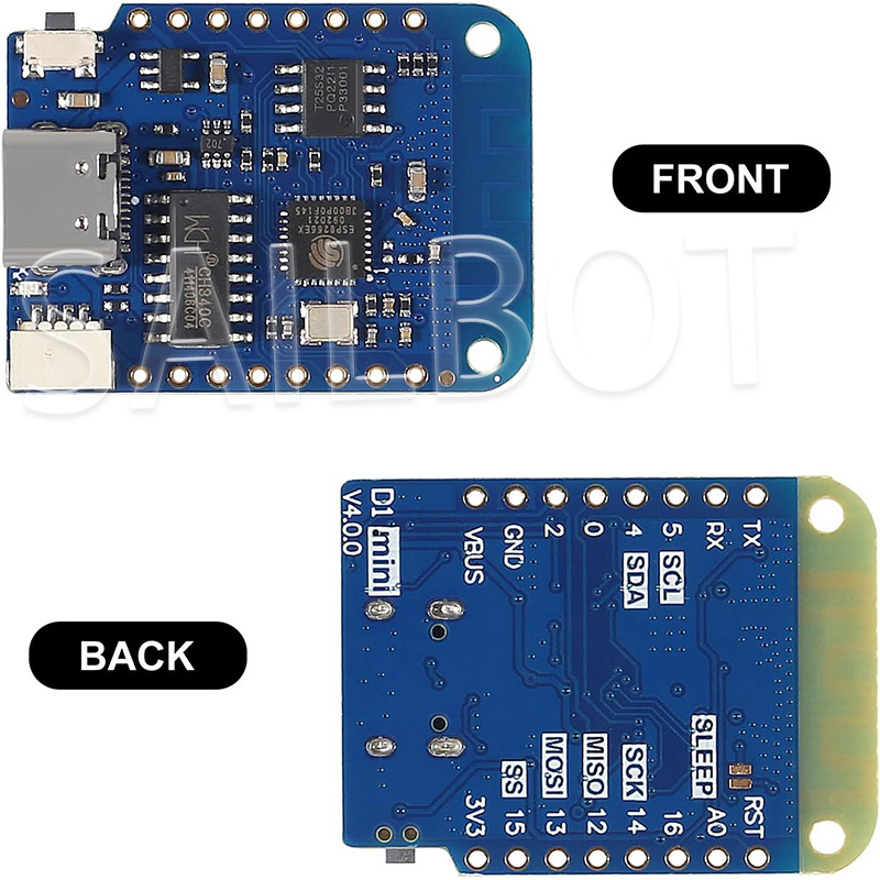 1-10 قطعة WeMos D1 Mini ESP826 - مراجعة Wemos D1 Mini وسعره