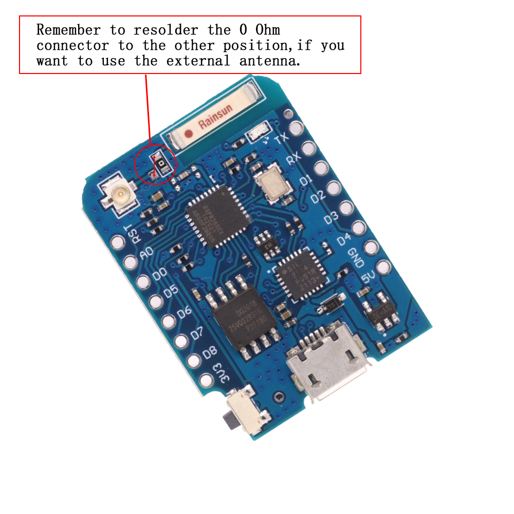 لوحة تطوير WeMos D1 Mini Pro V - مراجعة Wemos D1 Mini وسعره