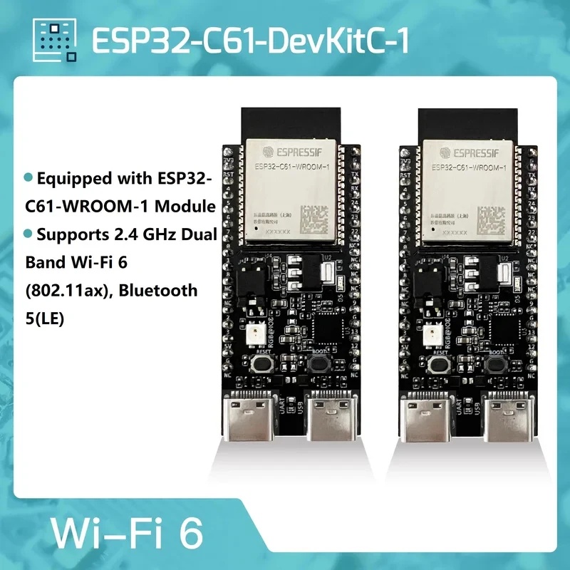 لوحة تطوير ESP32-C61-DevKitC-1 - مراجعة Devkitc وسعره