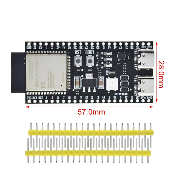 المزدوج نوع-C مجلس التنمية الأ - مراجعة Esp32 S3 Devkitc 1 وسعره